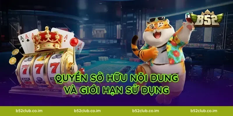 Quyền sở hữu nội dung và giới hạn sử dụng